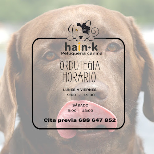 Hain·k Peluquería Canina en Gipuzkoa